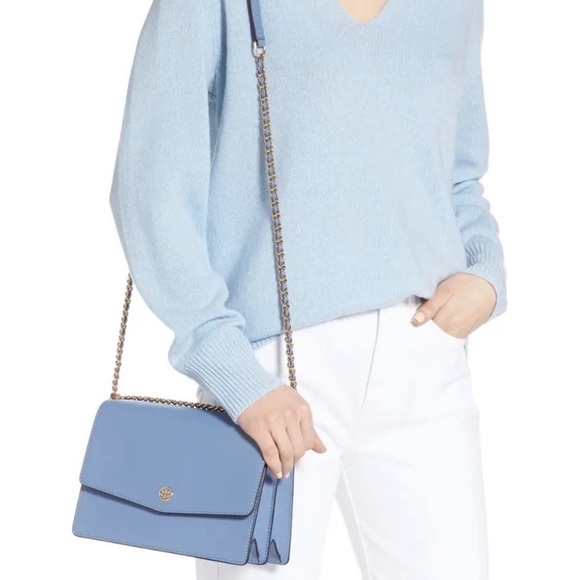 NWT Authentic Luxury RARE Classic Tory Burch Robinson Bag - Picture 8 of 16